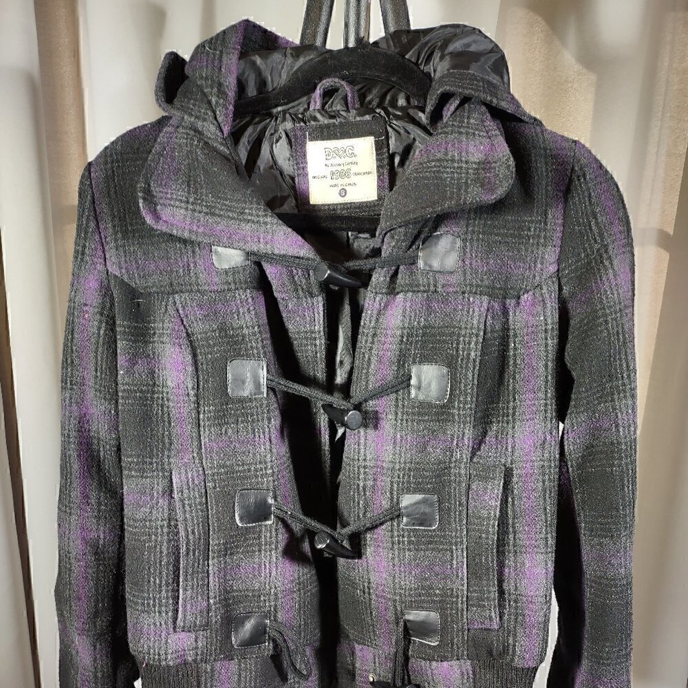 Discovery Coat, Purple, Gray, Black Size S
